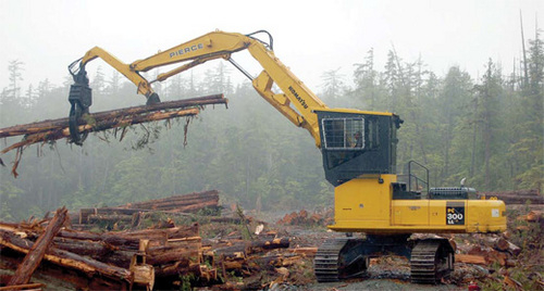 Komatsu PC300LL-6 Logging Excavator Operation & Maintenance Manual