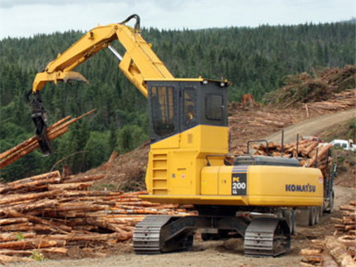 Komatsu PC200LL-8, PC220LL-8 Logging Excavator Operation & Maintenance Manual