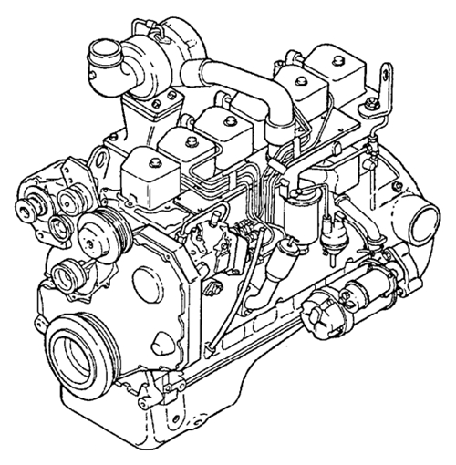 Komatsu KDC 410 & 610 Series Engine Alternative Repair Manual 1991 Model