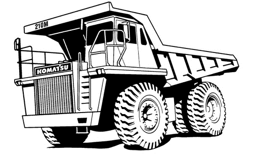Komatsu 210M Dump Truck Service Repair Manual