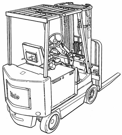 Yale ERC RA, ERC ZA Lift Truck Parts Manual